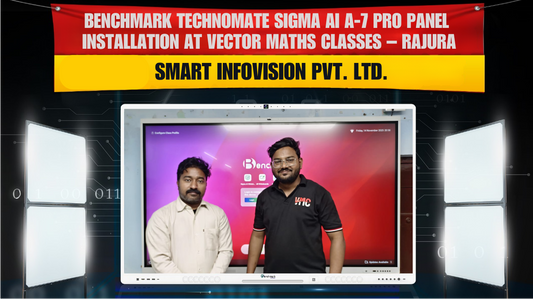 Benchmark Technomate Sigma AI A-7 Pro Panel Installation at Vector Maths Classes – Rajura