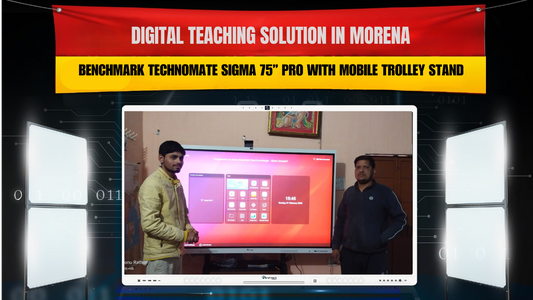 Digital Teaching Solution in Morena – Benchmark Technomate Sigma 75” Pro with Mobile Trolley Stand