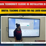 Benchmark Technomate Classic 86 Installation in Lucknow | Digital Teaching Studio for Faiz Zafer Khan