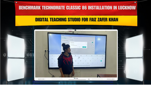 Benchmark Technomate Classic 86 Installation in Lucknow | Digital Teaching Studio for Faiz Zafer Khan