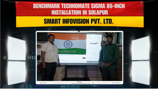 Benchmark Technomate Sigma 86-Inch Installation in Solapur | Smart Infovision