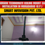Benchmark Technomate Ceiling Mount Camera Installation in Moradabad (U.P.) | Smart Infovision Pvt. Ltd.