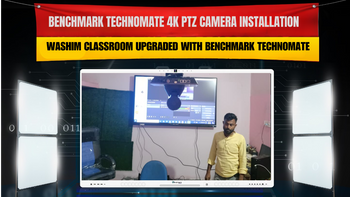 Washim, Maharashtra में Akash Subhash Bitode द्वारा Benchmark Technomate 4K PTZ Camera with Ceiling Mount Kit Installation | Sales Partner Sandeep Dhiver