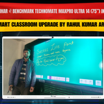 Saran, Bihar में Benchmark Technomate MaxPro Ultra 14 (75”) Installation | Smart Classroom Upgrade by Rahul Kumar Aryan