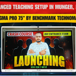 Advanced Teaching Setup in Munger, Bihar – Sigma Pro 75" by Benchmark Technomate