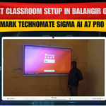 Smart Classroom Setup in Balangir Odisha – Benchmark Technomate Sigma AI A7 Pro 75 Inch