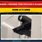 Smart Classroom & Professional Studio Installation at RB Classes Lucknow with Maxhub 4K PTZ Camera