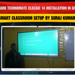 Benchmark Technomate Classic 14 Installation in Sitapur UP | Smart Classroom Setup by Suraj Kumar