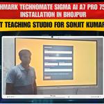 Benchmark Technomate Sigma AI A7 Pro 75-inch Installation in Bhojpur | Smart Teaching Studio for Sonjit Kumar Shah
