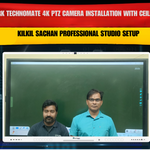 Benchmark Technomate 4K PTZ Camera Installation with Ceiling Mount | Kilkil Sachan Professional Studio Setup