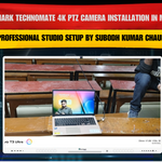 Benchmark Technomate 4K PTZ Camera Installation in Motihari | Professional Studio Setup by Subodh Kumar Chaubey