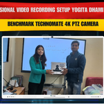 Professional Video Recording Setup Yogita Dhami in Delhi | Benchmark Technomate 4K PTZ Camera
