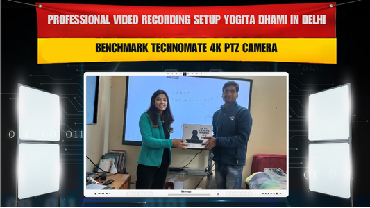 Professional Video Recording Setup Yogita Dhami in Delhi | Benchmark Technomate 4K PTZ Camera