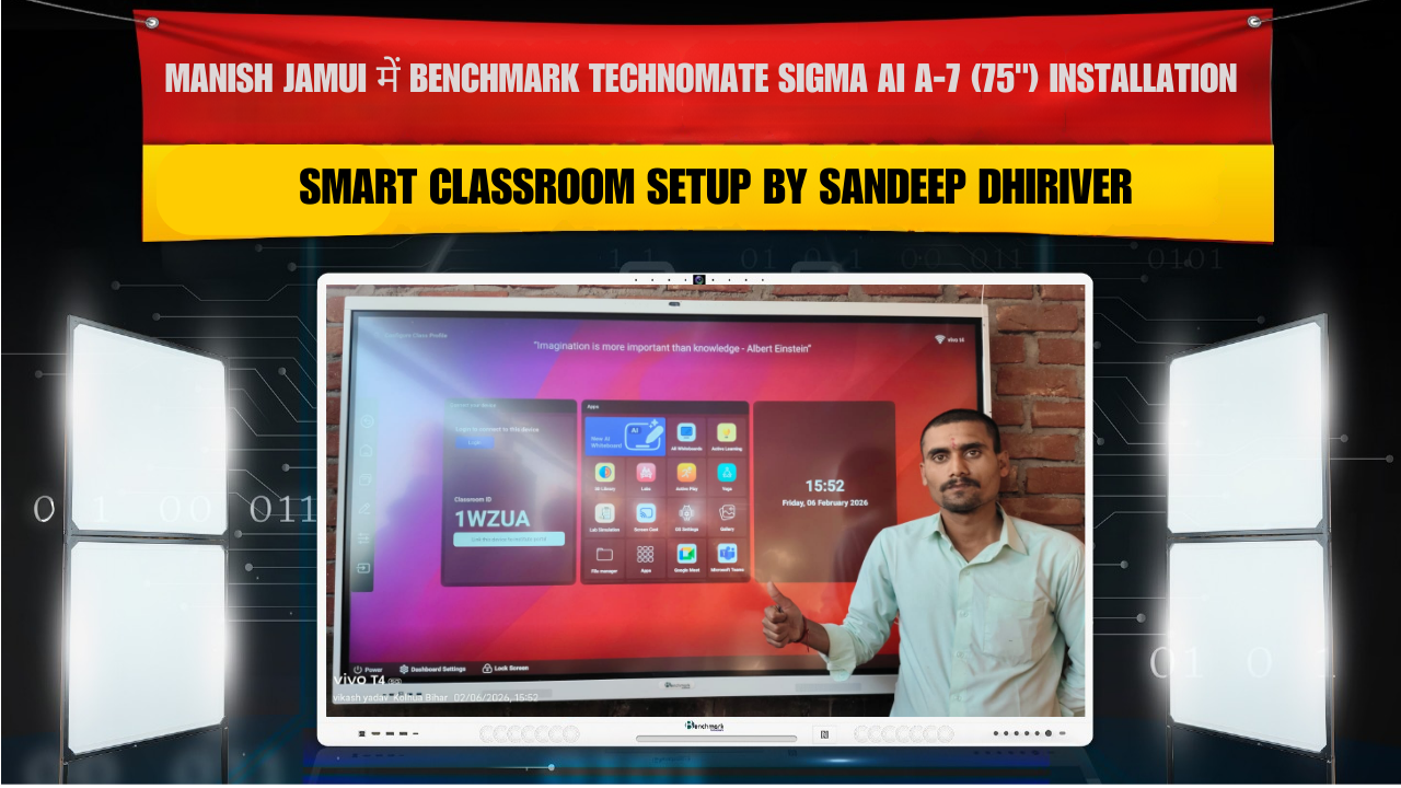 Manish Kumar Jamui Bihar में Benchmark Technomate Sigma AI A-7 (75