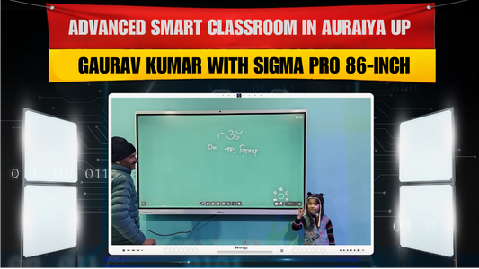 Gaurav Kumar Auraiya UP | Benchmark Technomate Sigma Pro 86” Smart Classroom