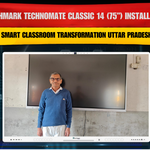 M S Group Of Education Etawah में Benchmark Technomate Classic 14 (75”) Installation | Smart Classroom Transformation Uttar Pradesh