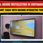 Amit Yadav Chitrakoot में MAXHUB 75" Smart Classroom & Digital Teaching Setup