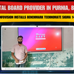 Digital Board Provider in Purnia, Bihar – Smart Infovision Installs Benchmark Technomate Sigma 14 (75-inch)