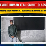 Smart Classroom in Etah U.P. | Benchmark Technomate Interactive 75”