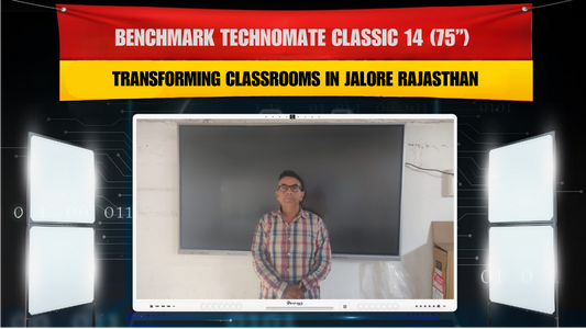 Benchmark Technomate Classic 14 (75”) – Transforming Classrooms in Jalore Rajasthan