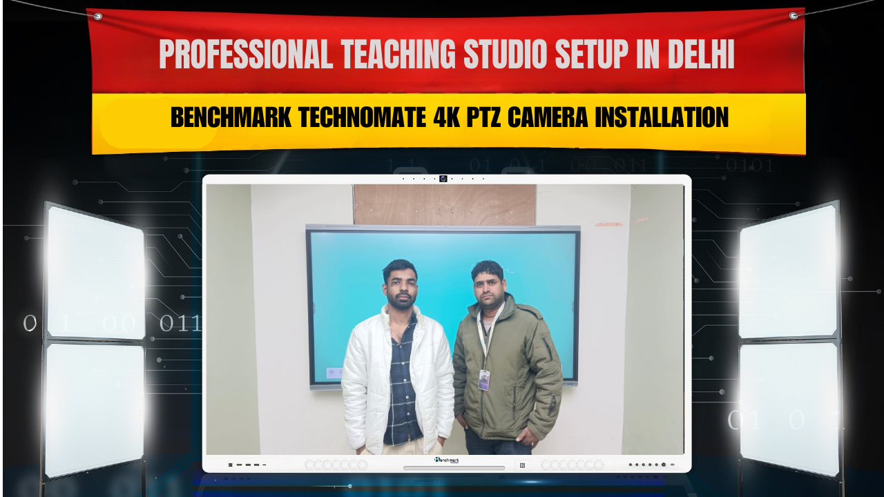 Professional Teaching Studio Setup in Delhi | Benchmark Technomate 4K ...