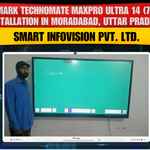 Benchmark Technomate MaxPro Ultra 14 (75-inch) Installation in Moradabad, Uttar Pradesh | Smart Infovision Pvt. Ltd.