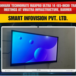 Benchmark Technomate MaxPro Ultra 14 (65-inch) Installation at Viratra Infrastructure, Barmer | Smart Infovision Pvt. Ltd.
