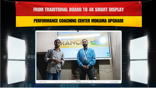 From Traditional Board to 4K Smart Display – Performance Coaching Center Mokama Upgrade
