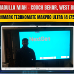 Asmadulla Miah Installed Benchmark Technomate MaxPro Ultra 14 75-Inch in Cooch Behar