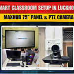 Hybrid Classroom & Online Teaching Studio in Lucknow | Maxhub Panel