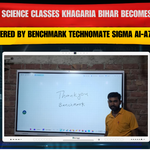 Global Science Classes Khagaria Bihar Becomes Smart – Powered by Benchmark Technomate Sigma AI-A7 Pro