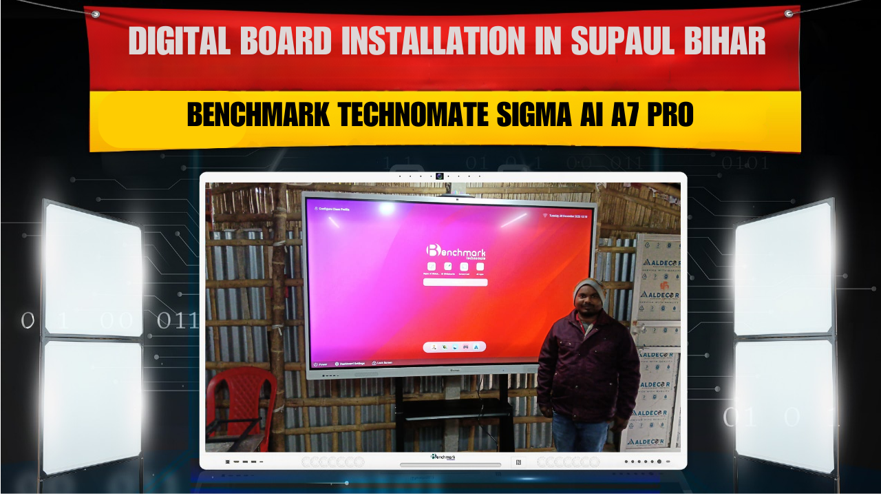 Benchmark Technomate Sigma AI A7 Pro 86 Inch Smart Classroom in Supaul