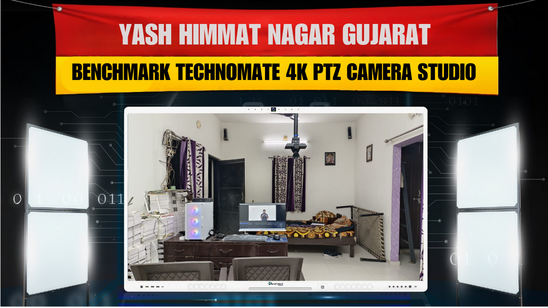 Yash Himmat Nagar Gujarat | Benchmark Technomate 4K PTZ Camera Studio