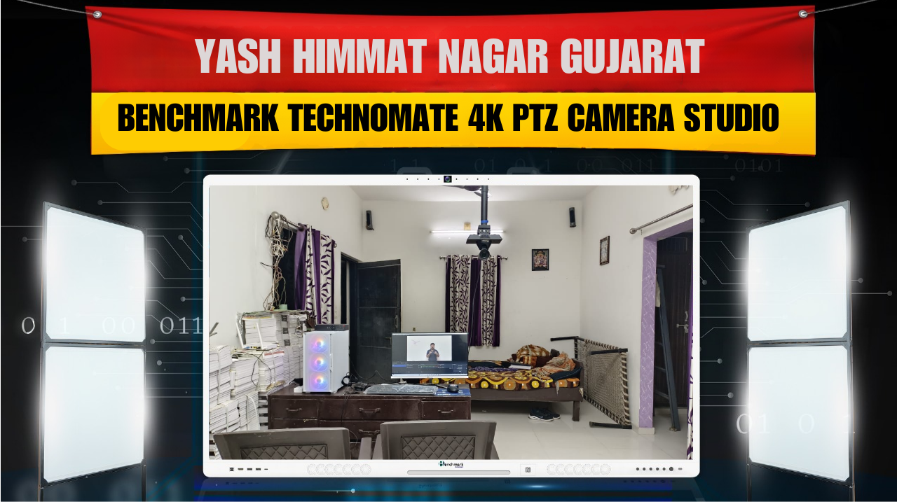 Yash Himmat Nagar Gujarat | Benchmark Technomate 4K PTZ Camera Studio