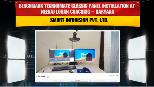 Benchmark Technomate Classic Panel Installation at Neeraj Lohan Coaching – Haryana