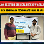 Digital Meeting Room Setup in Lucknow [Hi-Vision Taxation Services] Using [Sigma AI A7 75 Inch Interactive Flat Panel]