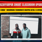 Muzaffarpur Smart Classroom Upgrade: Mithilesh Singh Installs 75” Benchmark Technomate MaxPro Ultra 14 Interactive Panel