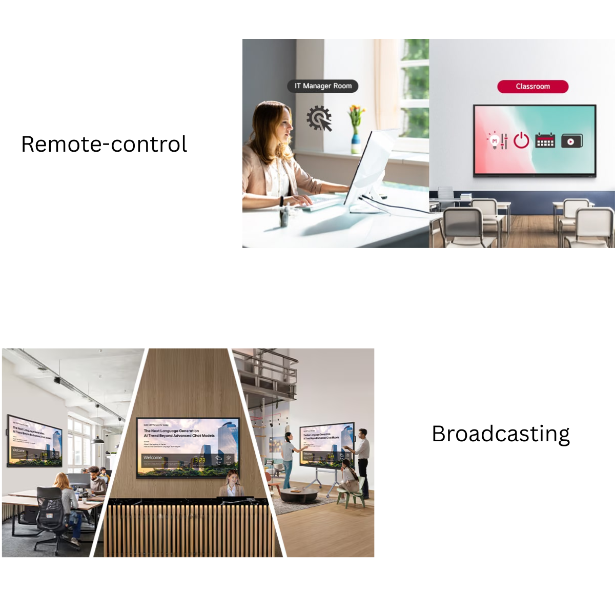 LG CreateBoard Interactive Flat Panel | Digital Board for Online Teaching