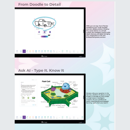 Benchmark Alpha 14 Interactive Flat Panel | Smart Board for Online Teaching