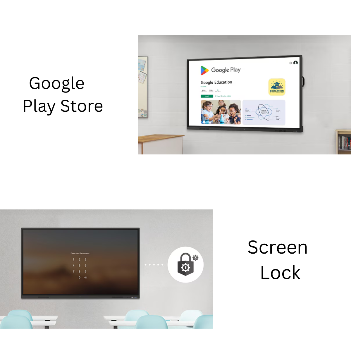LG CreateBoard Interactive Flat Panel | Digital Board for Online Teaching