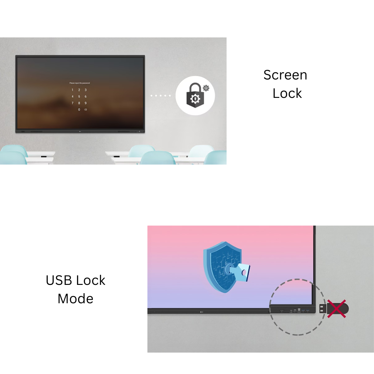 LG CreateBoard Standard 86TR3DQ-I – 86 Inch 4K Interactive Flat Panel