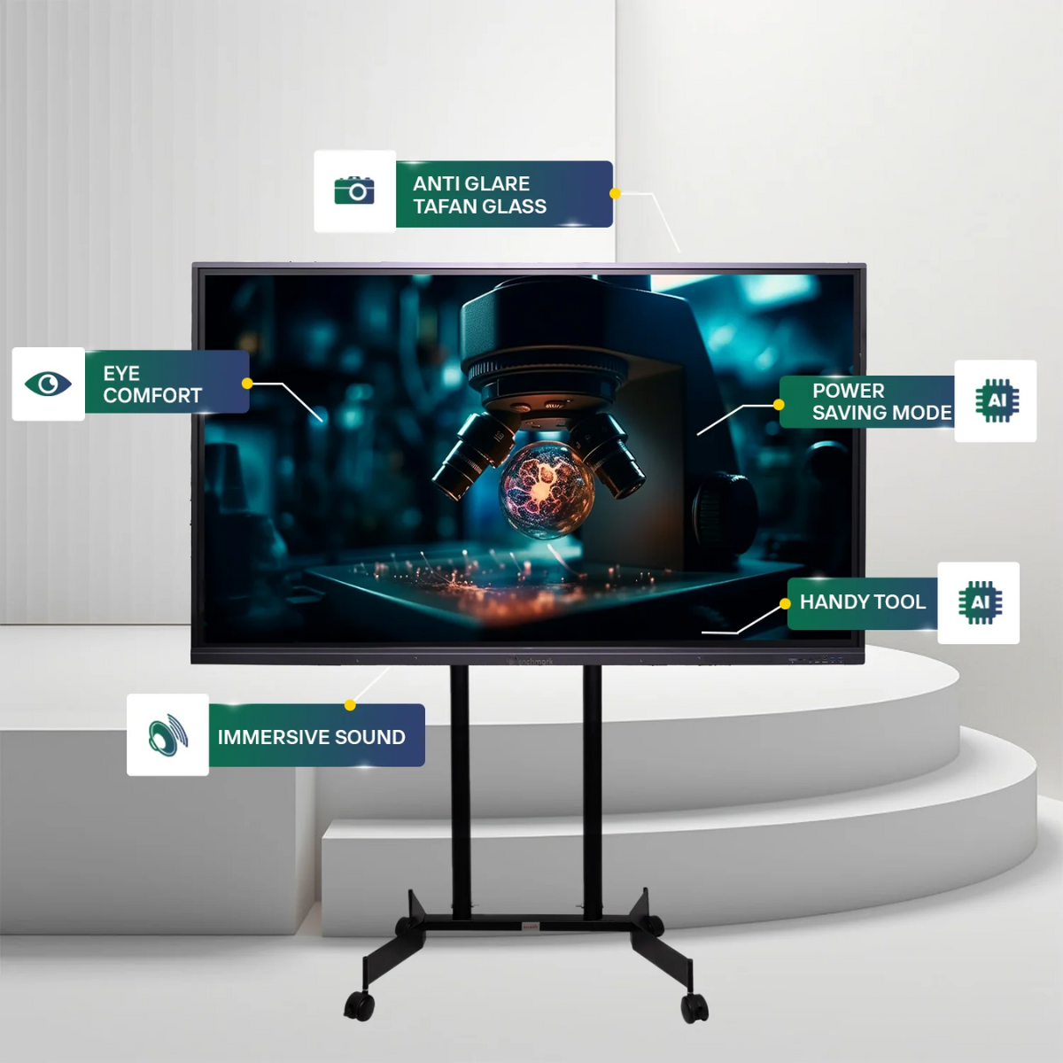 Benchmark Maxpro 14 Interactive Flat Panel | Best digital board for online teaching | India's Best Seller Digital Board