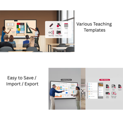 LG CreateBoard Interactive Flat Panel | Digital Board for Online Teaching