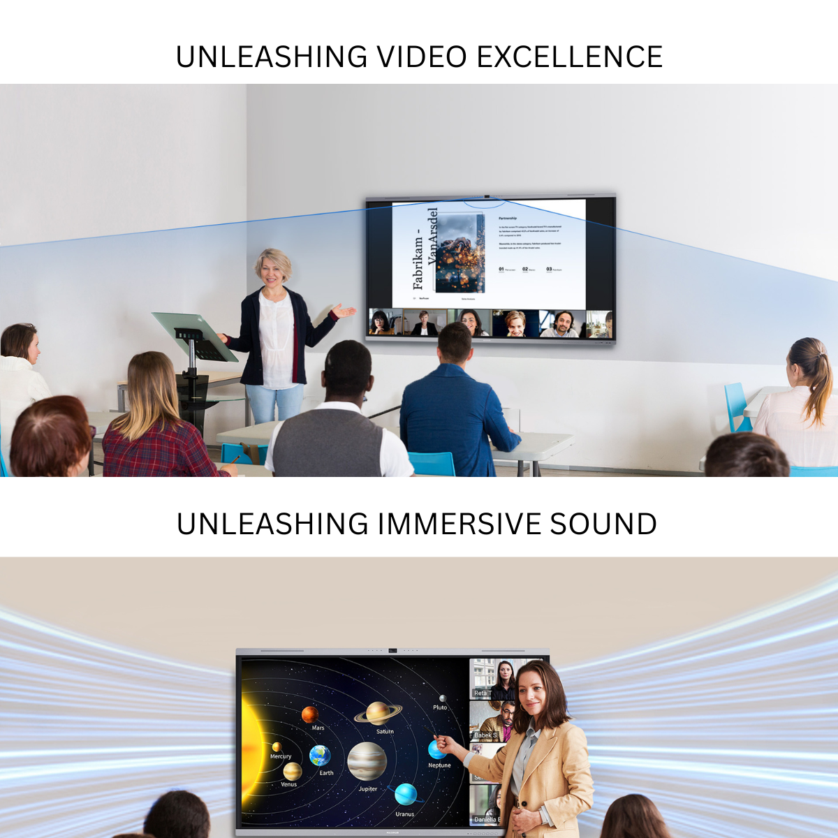 MAXHUB U4 Series 4K AI Interactive Flat Panel | 65, 75, 86 Inch