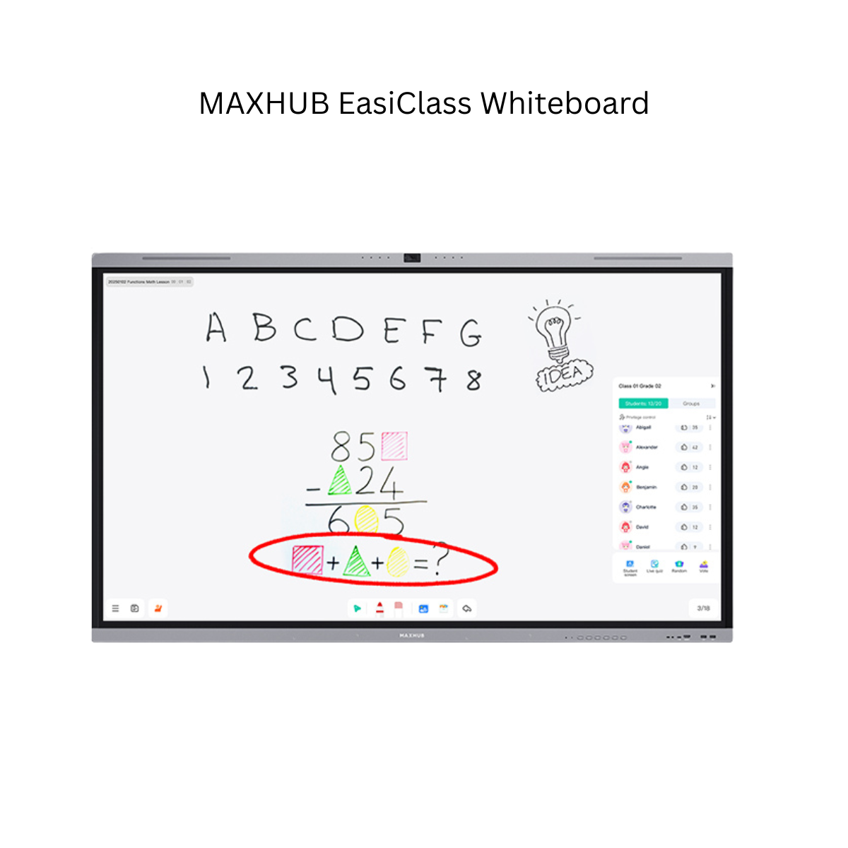 MAXHUB U4 Series 4K AI Interactive Flat Panel | 65, 75, 86 Inch