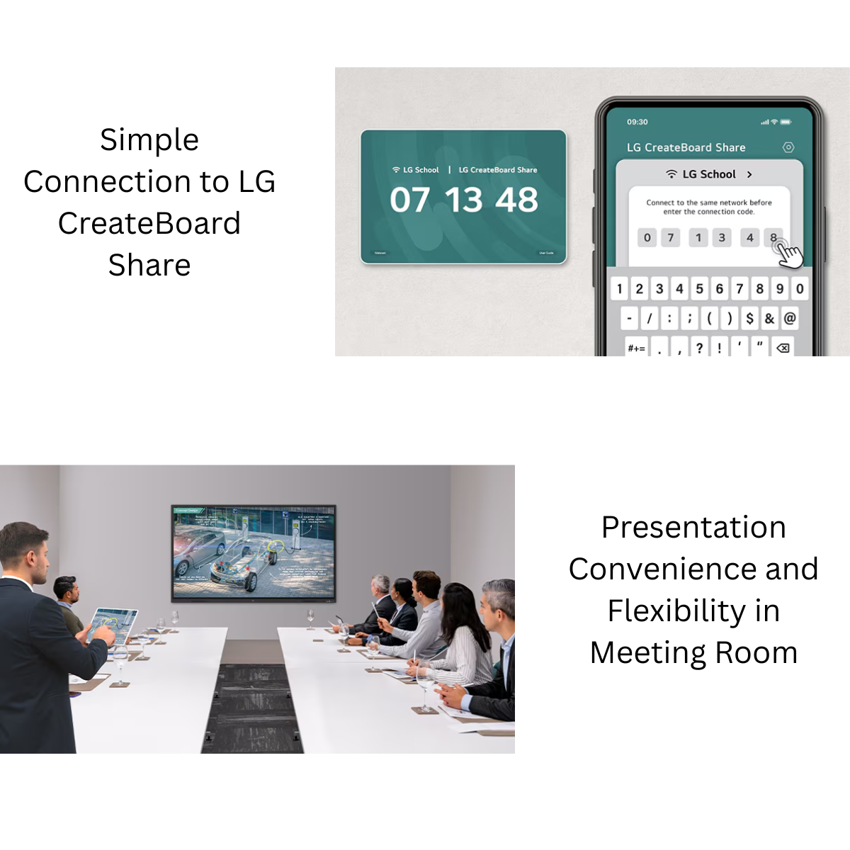 LG CreateBoard Interactive Flat Panel | Digital Board for Online Teaching