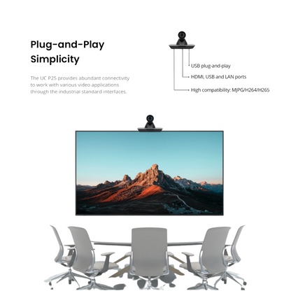 MAXHUB UC P25 4K PTZ Camera | Camera for Online Classes | Maxhub Camera