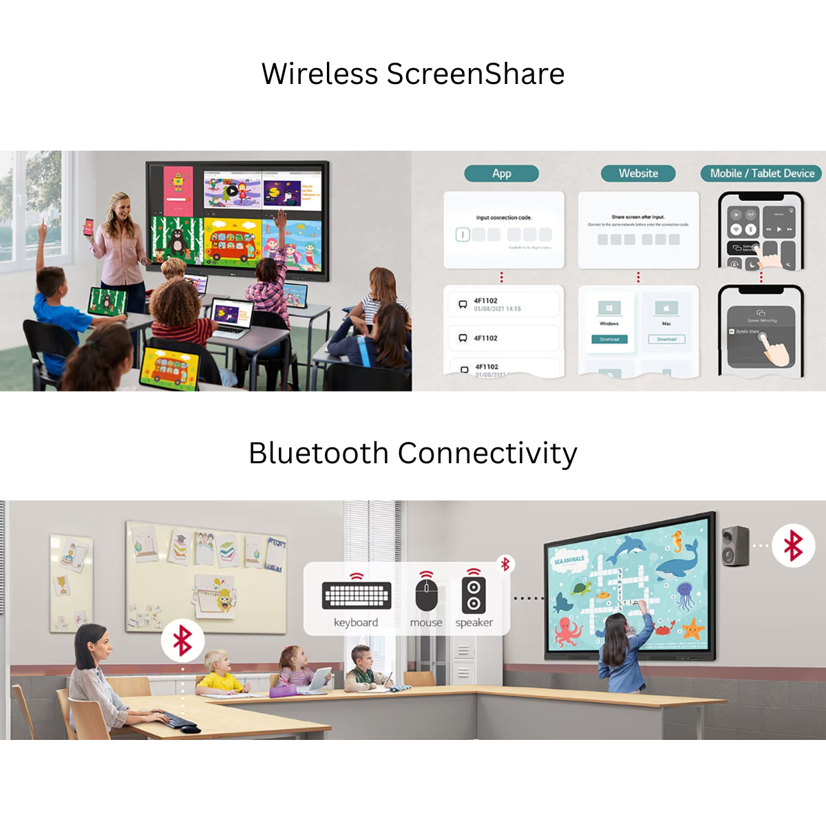 LG CreateBoard TR3ER Series Interactive Digital Board