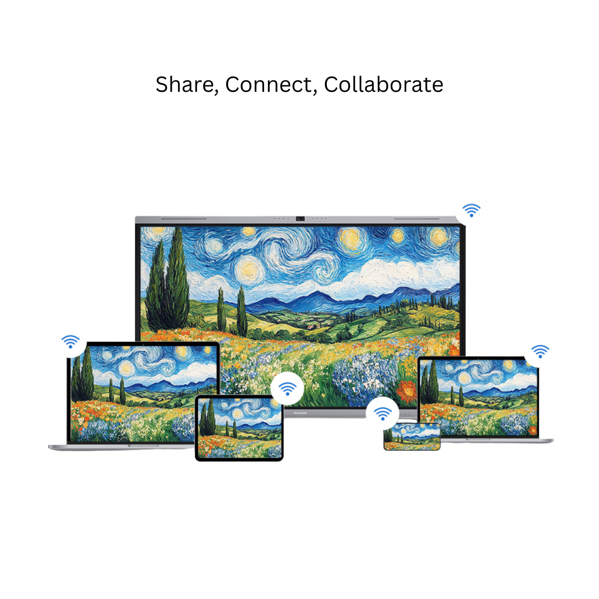 MAXHUB U4 Series 4K AI Interactive Flat Panel | 65, 75, 86 Inch