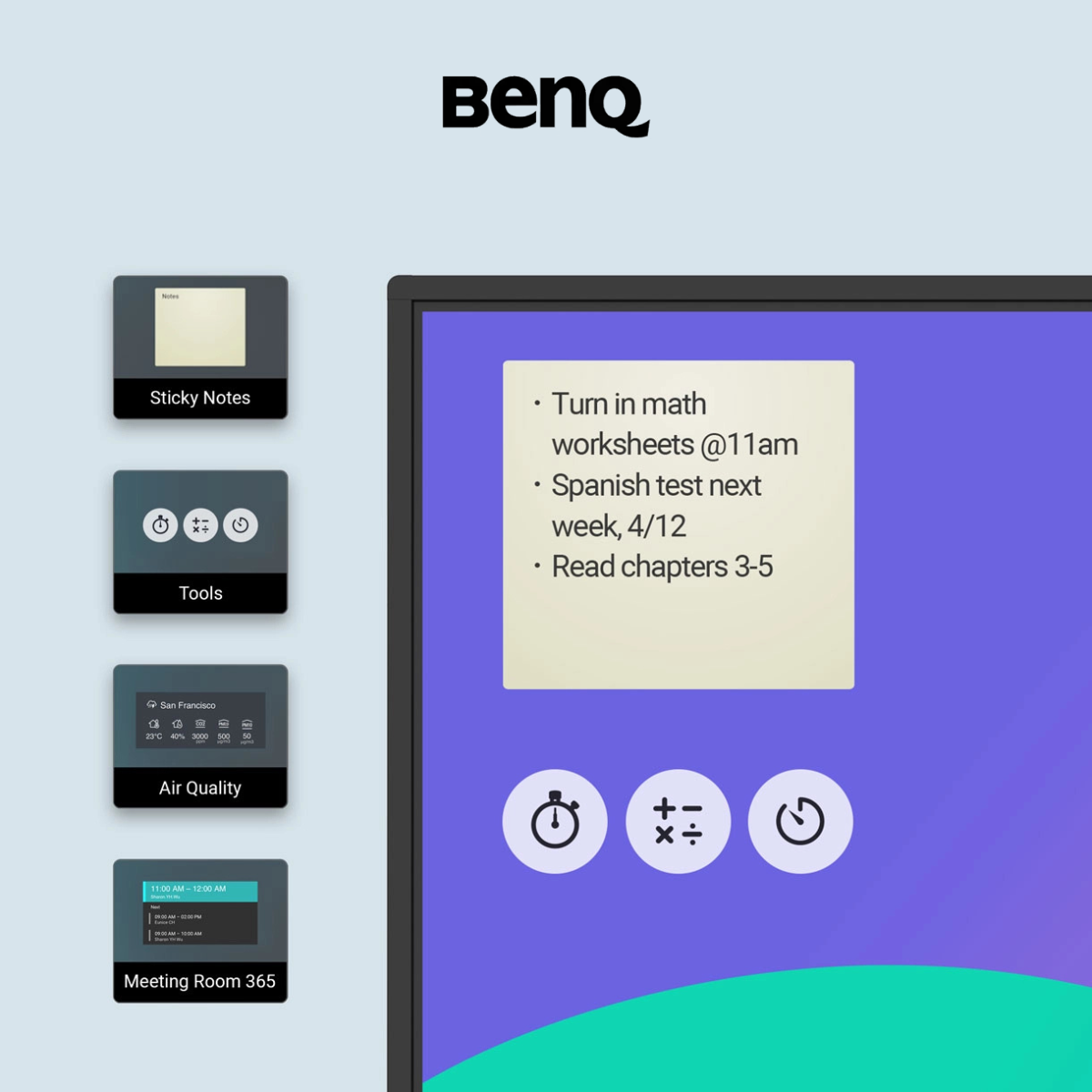 BenQ RP Interactive Flat Panel | Google EDLA Certified BenQ Board Pro | Smart Infovision
